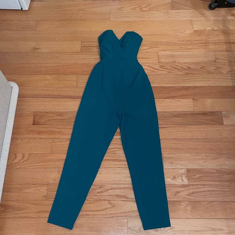 Green jumpsuit